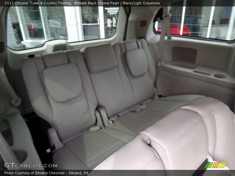 Brilliant Black Crystal Pearl / Black/Light Graystone 2013 Chrysler Town & Country Touring