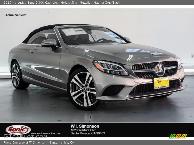 Mojave Silver Metallic / Magma Grey/Black 2019 Mercedes-Benz C 300 Cabriolet