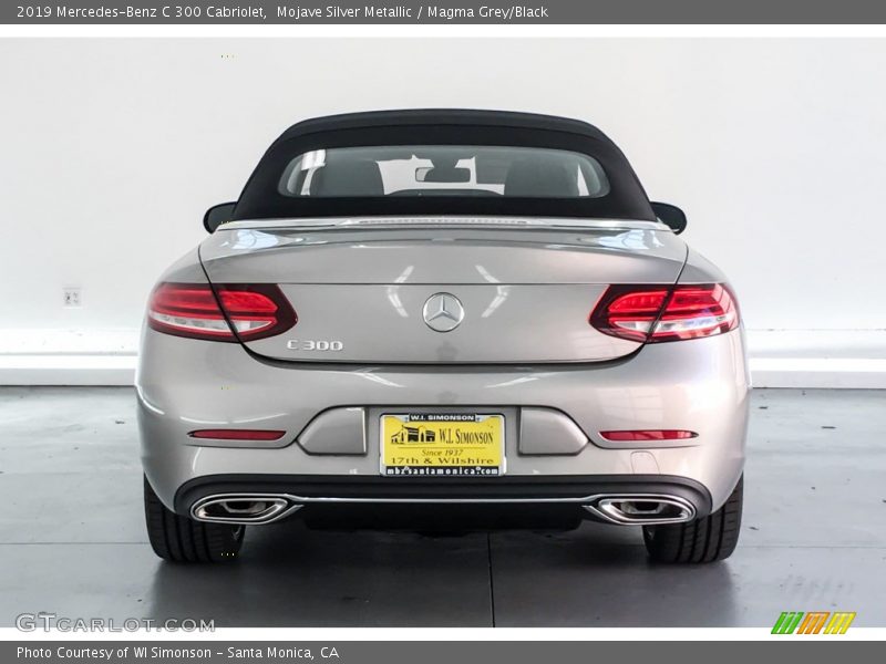 Mojave Silver Metallic / Magma Grey/Black 2019 Mercedes-Benz C 300 Cabriolet
