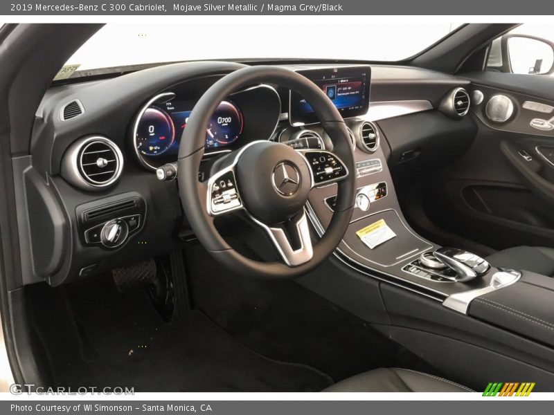 Mojave Silver Metallic / Magma Grey/Black 2019 Mercedes-Benz C 300 Cabriolet