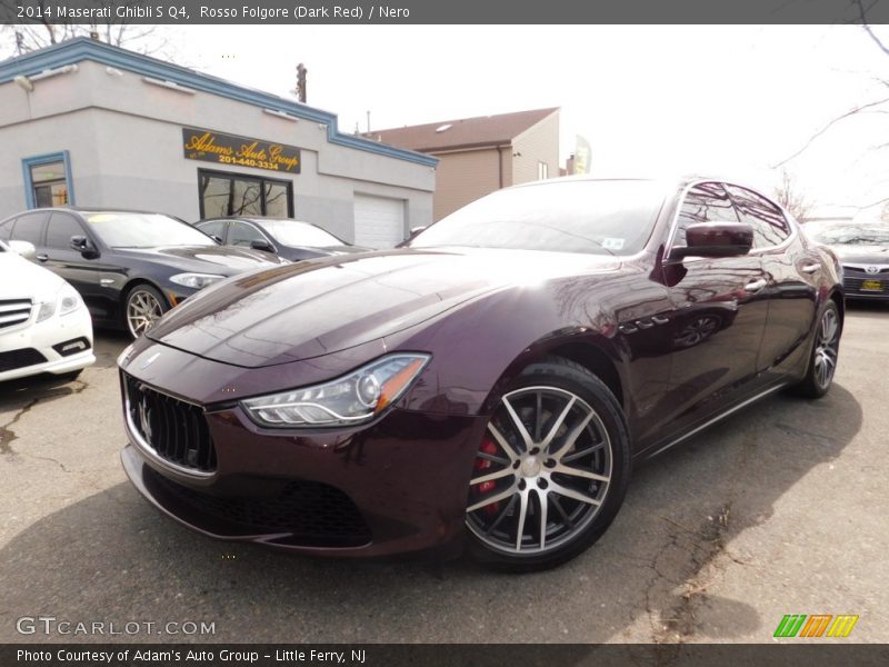 Rosso Folgore (Dark Red) / Nero 2014 Maserati Ghibli S Q4