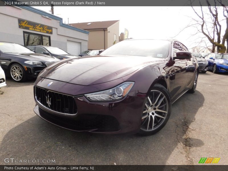 Rosso Folgore (Dark Red) / Nero 2014 Maserati Ghibli S Q4