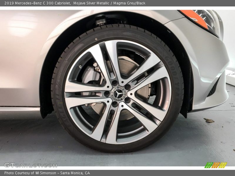 Mojave Silver Metallic / Magma Grey/Black 2019 Mercedes-Benz C 300 Cabriolet