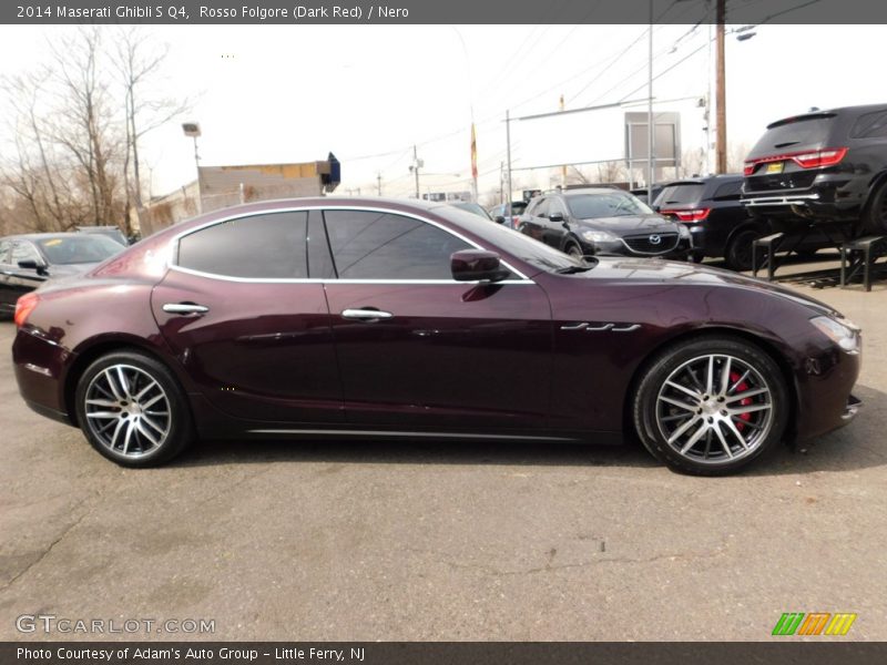 Rosso Folgore (Dark Red) / Nero 2014 Maserati Ghibli S Q4