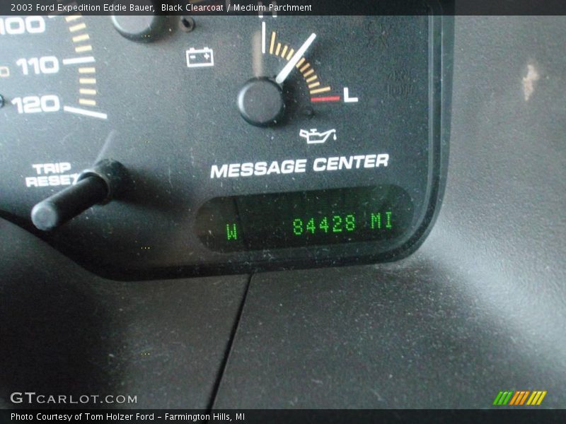 Black Clearcoat / Medium Parchment 2003 Ford Expedition Eddie Bauer