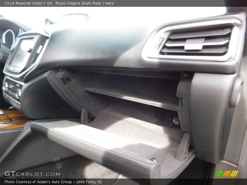 Rosso Folgore (Dark Red) / Nero 2014 Maserati Ghibli S Q4