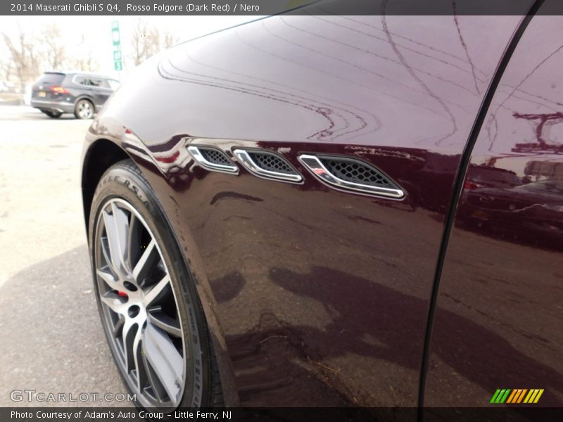 Rosso Folgore (Dark Red) / Nero 2014 Maserati Ghibli S Q4