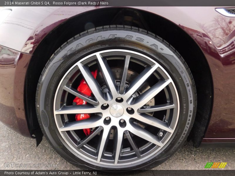 Rosso Folgore (Dark Red) / Nero 2014 Maserati Ghibli S Q4