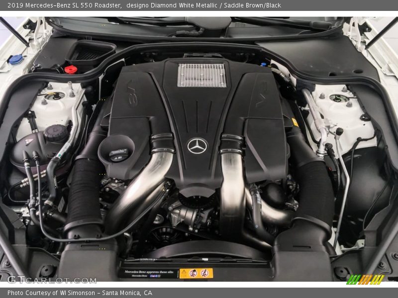  2019 SL 550 Roadster Engine - 4.7 Liter DI biturbo DOHC 32-Valve VVT V8