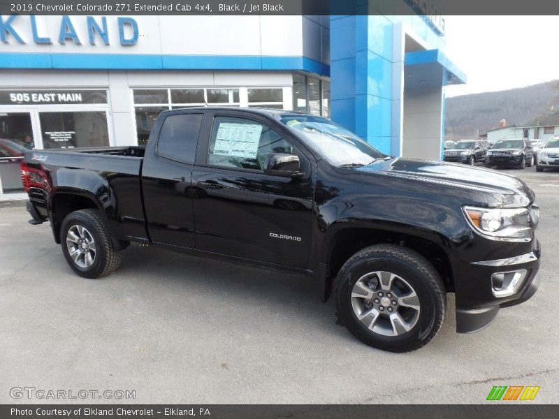 Black / Jet Black 2019 Chevrolet Colorado Z71 Extended Cab 4x4