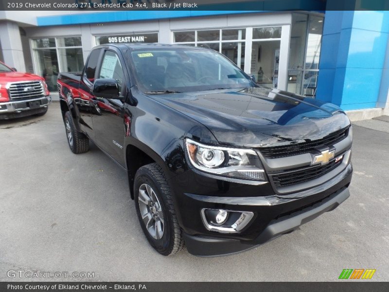 Black / Jet Black 2019 Chevrolet Colorado Z71 Extended Cab 4x4