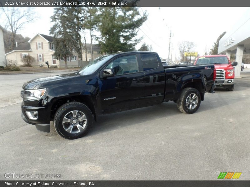 Black / Jet Black 2019 Chevrolet Colorado Z71 Extended Cab 4x4