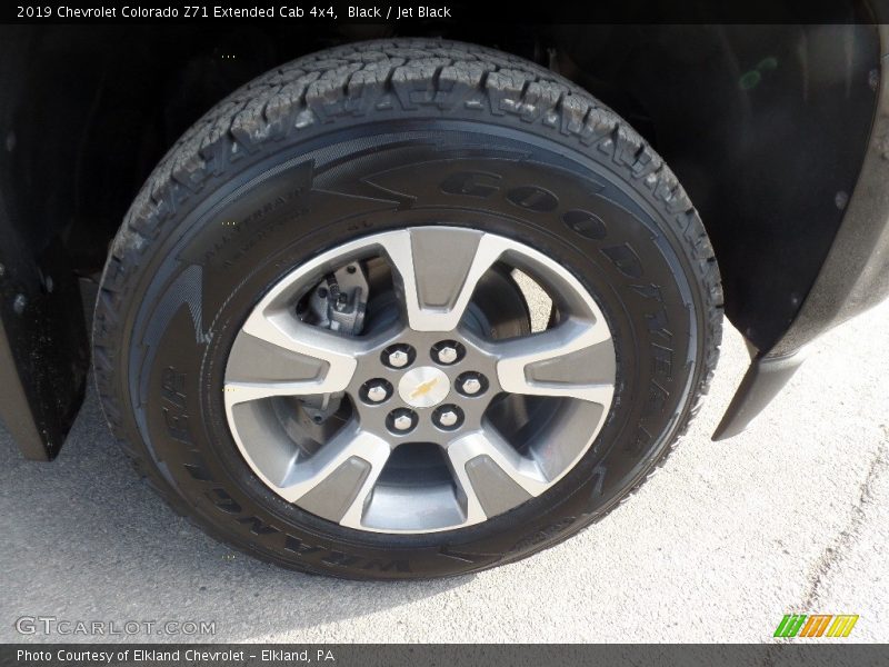 Black / Jet Black 2019 Chevrolet Colorado Z71 Extended Cab 4x4