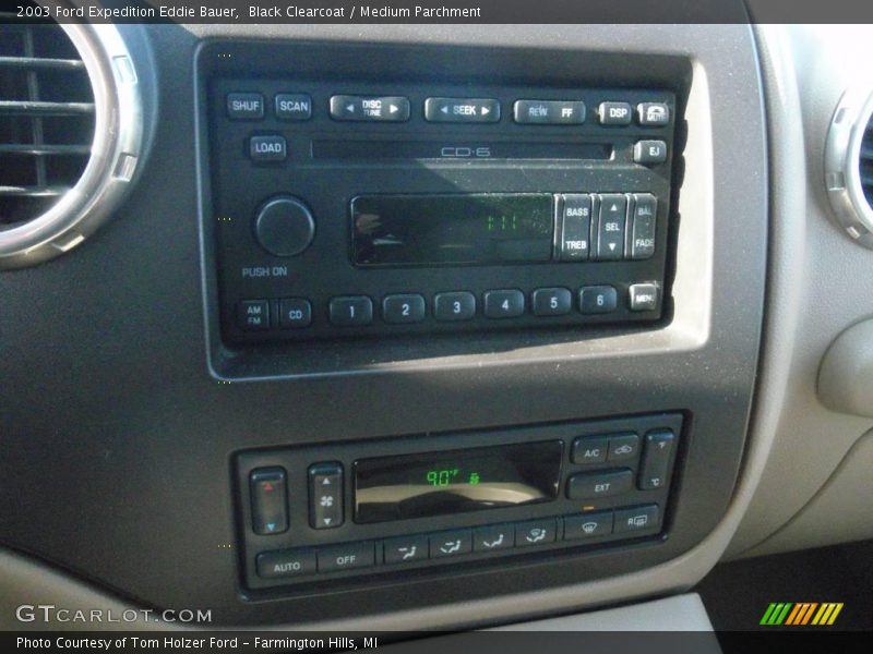 Black Clearcoat / Medium Parchment 2003 Ford Expedition Eddie Bauer