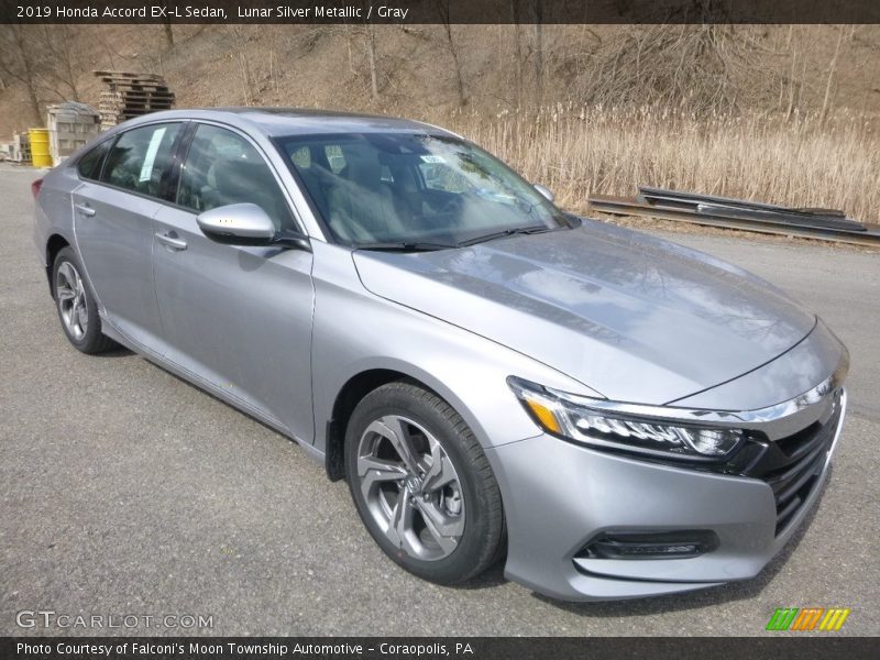 Lunar Silver Metallic / Gray 2019 Honda Accord EX-L Sedan