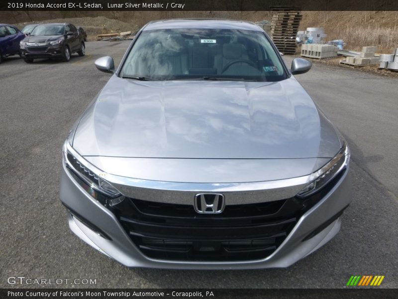 Lunar Silver Metallic / Gray 2019 Honda Accord EX-L Sedan
