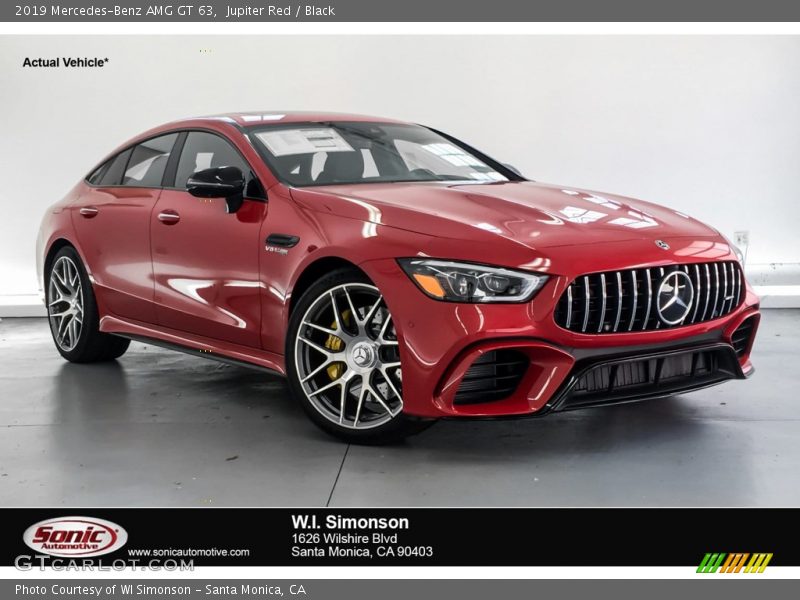 Jupiter Red / Black 2019 Mercedes-Benz AMG GT 63