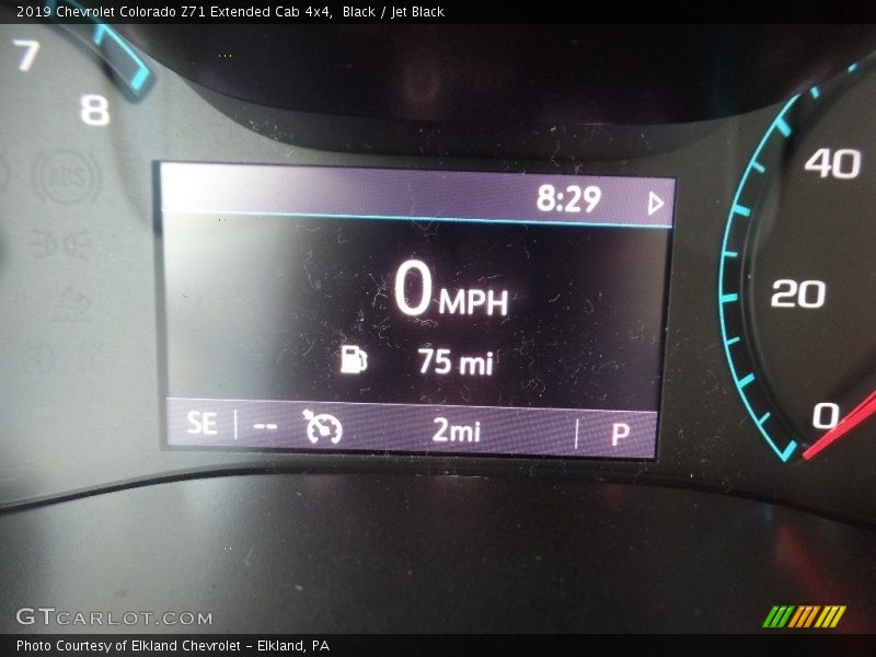 Black / Jet Black 2019 Chevrolet Colorado Z71 Extended Cab 4x4