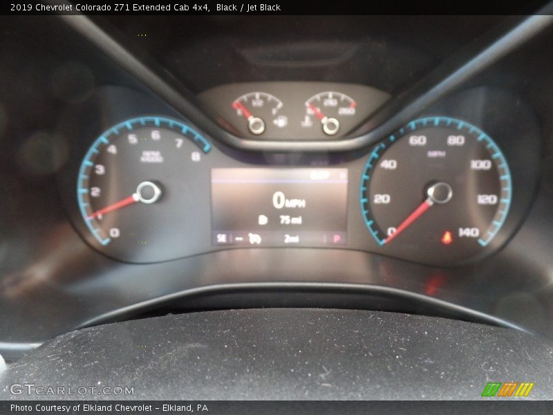Black / Jet Black 2019 Chevrolet Colorado Z71 Extended Cab 4x4