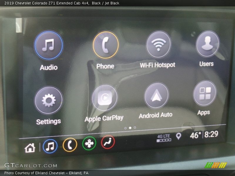 Black / Jet Black 2019 Chevrolet Colorado Z71 Extended Cab 4x4