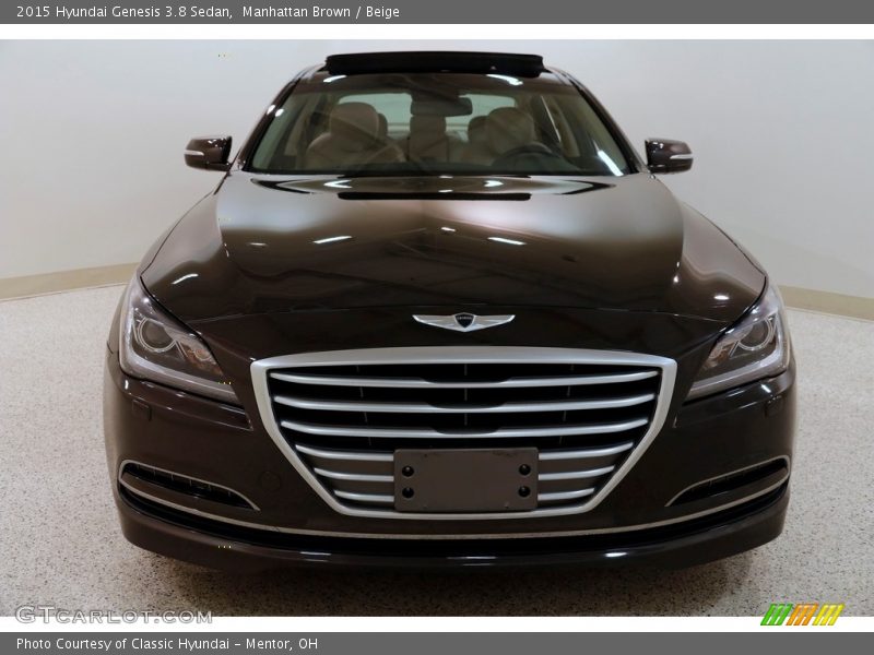 Manhattan Brown / Beige 2015 Hyundai Genesis 3.8 Sedan