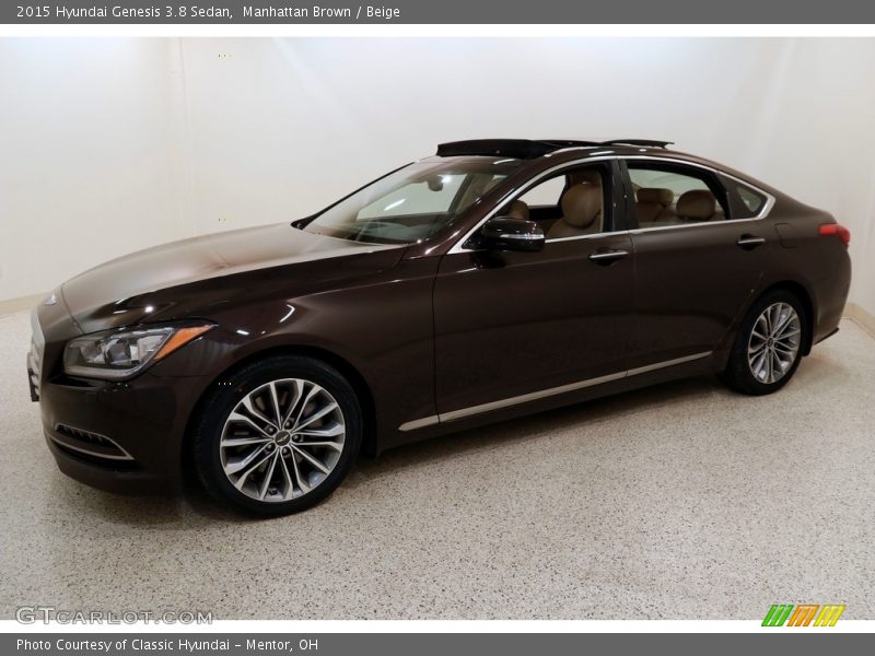 Manhattan Brown / Beige 2015 Hyundai Genesis 3.8 Sedan