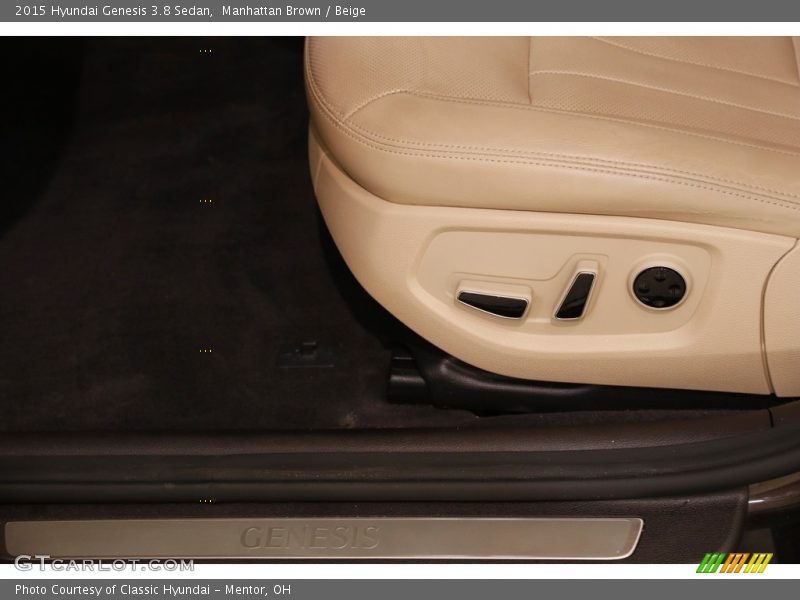 Manhattan Brown / Beige 2015 Hyundai Genesis 3.8 Sedan