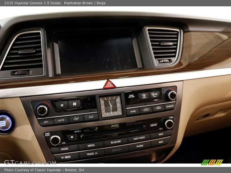 Manhattan Brown / Beige 2015 Hyundai Genesis 3.8 Sedan