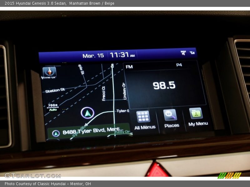 Manhattan Brown / Beige 2015 Hyundai Genesis 3.8 Sedan