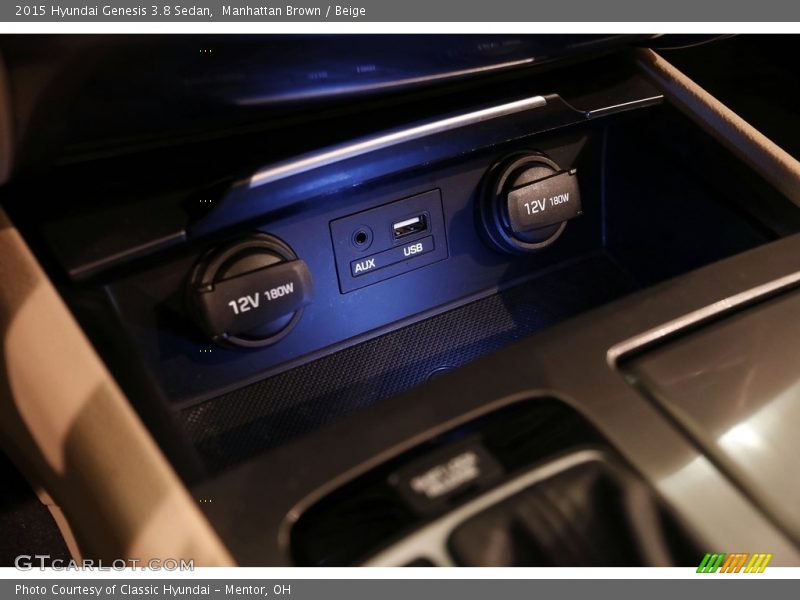 Manhattan Brown / Beige 2015 Hyundai Genesis 3.8 Sedan
