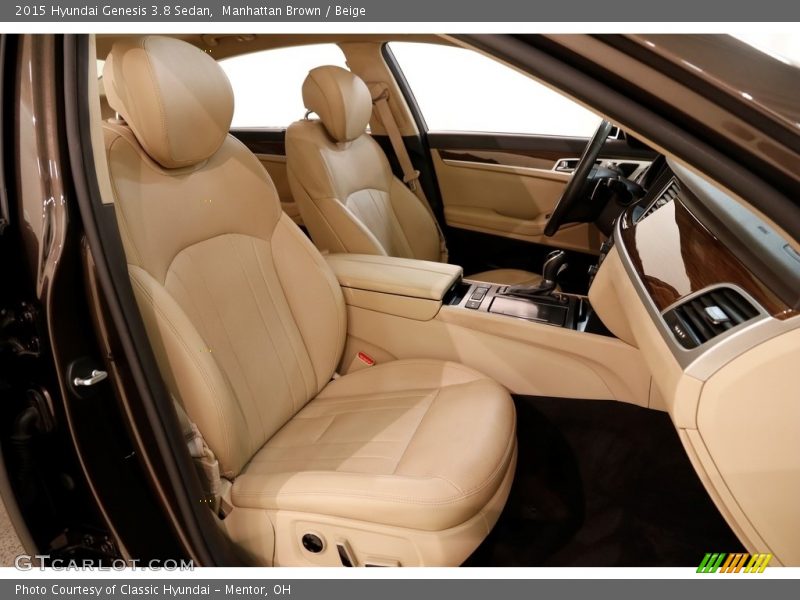 Manhattan Brown / Beige 2015 Hyundai Genesis 3.8 Sedan