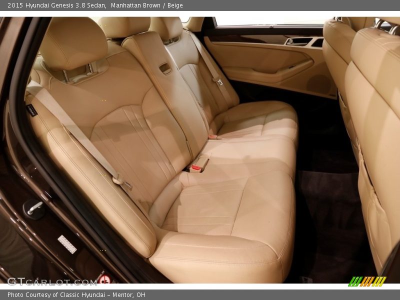 Manhattan Brown / Beige 2015 Hyundai Genesis 3.8 Sedan
