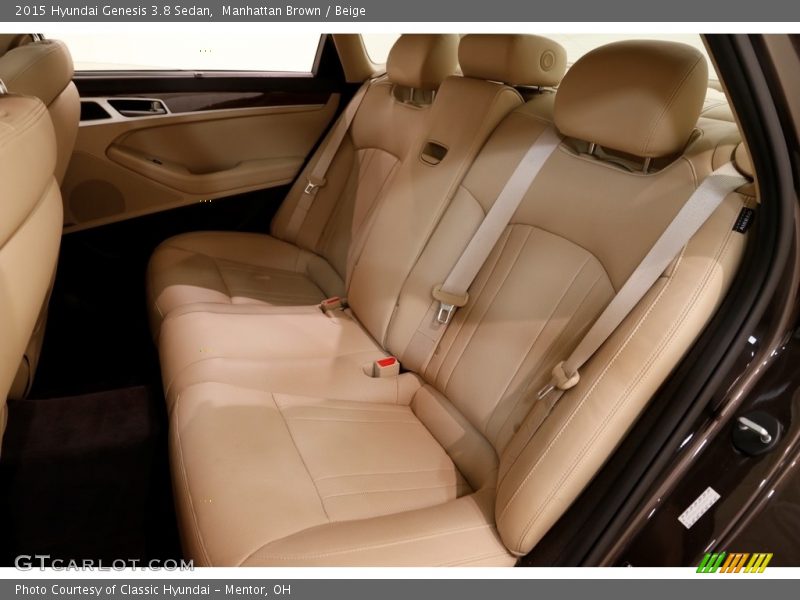 Manhattan Brown / Beige 2015 Hyundai Genesis 3.8 Sedan