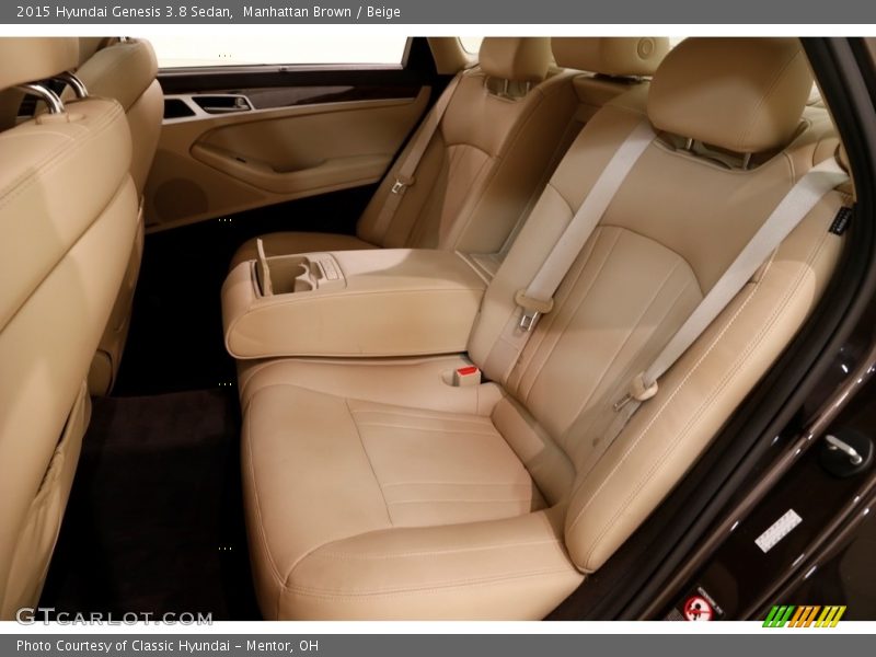 Manhattan Brown / Beige 2015 Hyundai Genesis 3.8 Sedan