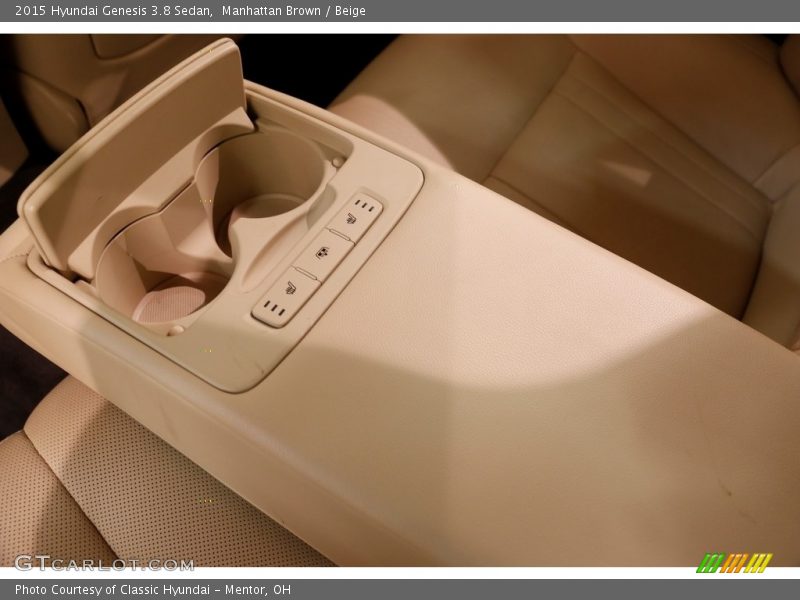 Manhattan Brown / Beige 2015 Hyundai Genesis 3.8 Sedan