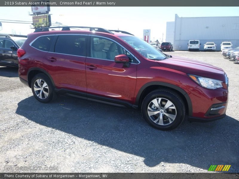 Crimson Red Pearl / Warm Ivory 2019 Subaru Ascent Premium