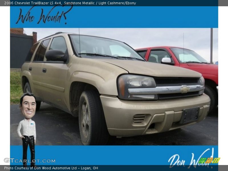 Sandstone Metallic / Light Cashmere/Ebony 2006 Chevrolet TrailBlazer LS 4x4