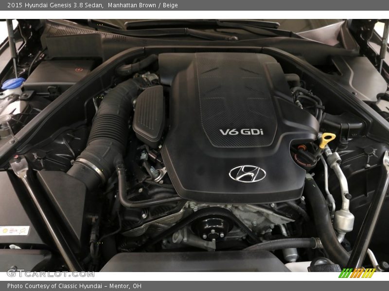 Manhattan Brown / Beige 2015 Hyundai Genesis 3.8 Sedan