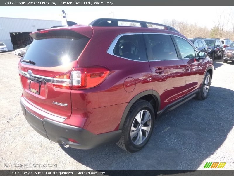Crimson Red Pearl / Warm Ivory 2019 Subaru Ascent Premium