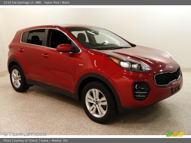 Hyper Red / Black 2018 Kia Sportage LX AWD