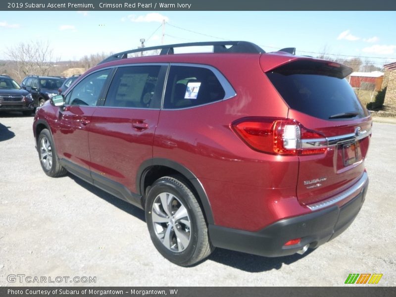 Crimson Red Pearl / Warm Ivory 2019 Subaru Ascent Premium