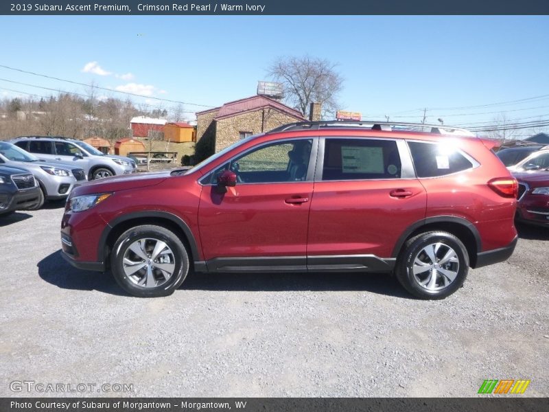 Crimson Red Pearl / Warm Ivory 2019 Subaru Ascent Premium