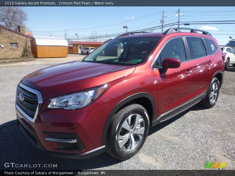 Crimson Red Pearl / Warm Ivory 2019 Subaru Ascent Premium