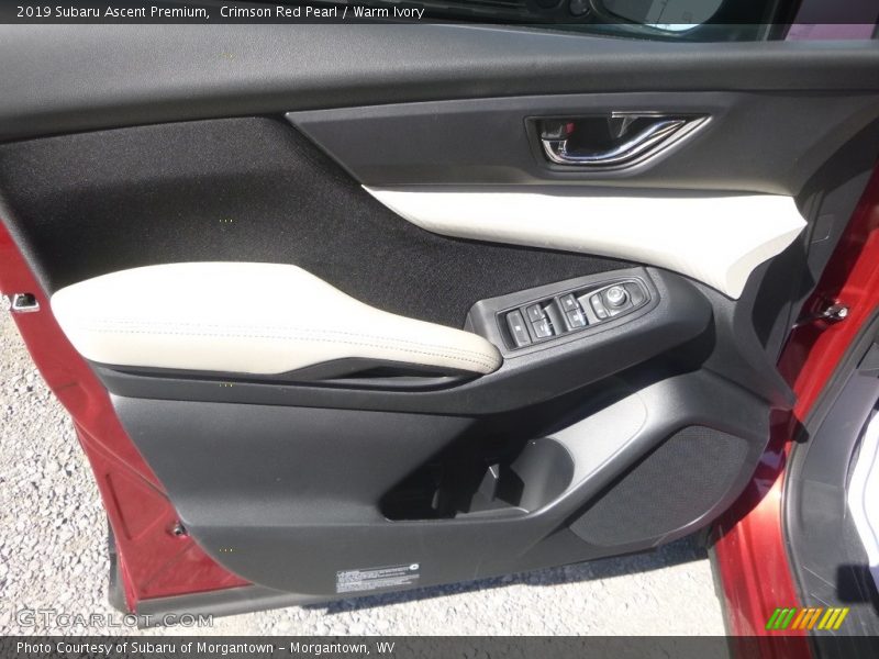 Crimson Red Pearl / Warm Ivory 2019 Subaru Ascent Premium