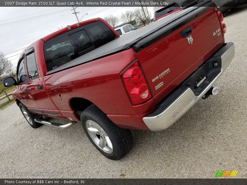 Inferno Red Crystal Pearl / Medium Slate Gray 2007 Dodge Ram 1500 SLT Quad Cab 4x4