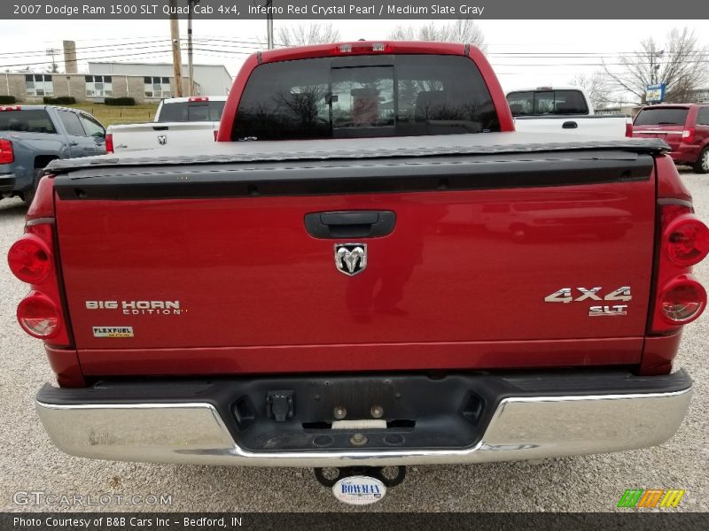 Inferno Red Crystal Pearl / Medium Slate Gray 2007 Dodge Ram 1500 SLT Quad Cab 4x4