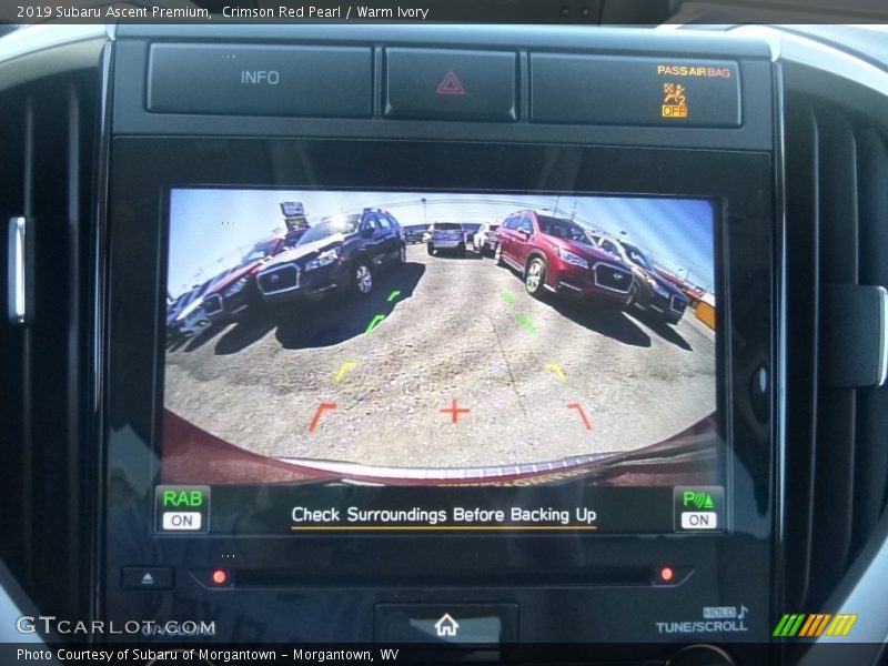 Crimson Red Pearl / Warm Ivory 2019 Subaru Ascent Premium