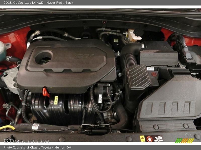Hyper Red / Black 2018 Kia Sportage LX AWD
