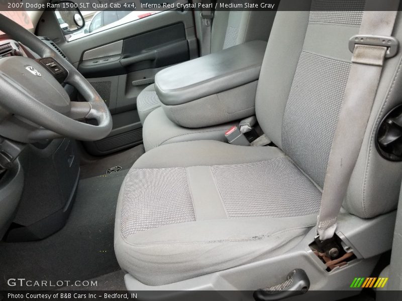 Inferno Red Crystal Pearl / Medium Slate Gray 2007 Dodge Ram 1500 SLT Quad Cab 4x4