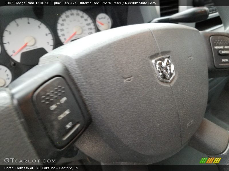 Inferno Red Crystal Pearl / Medium Slate Gray 2007 Dodge Ram 1500 SLT Quad Cab 4x4